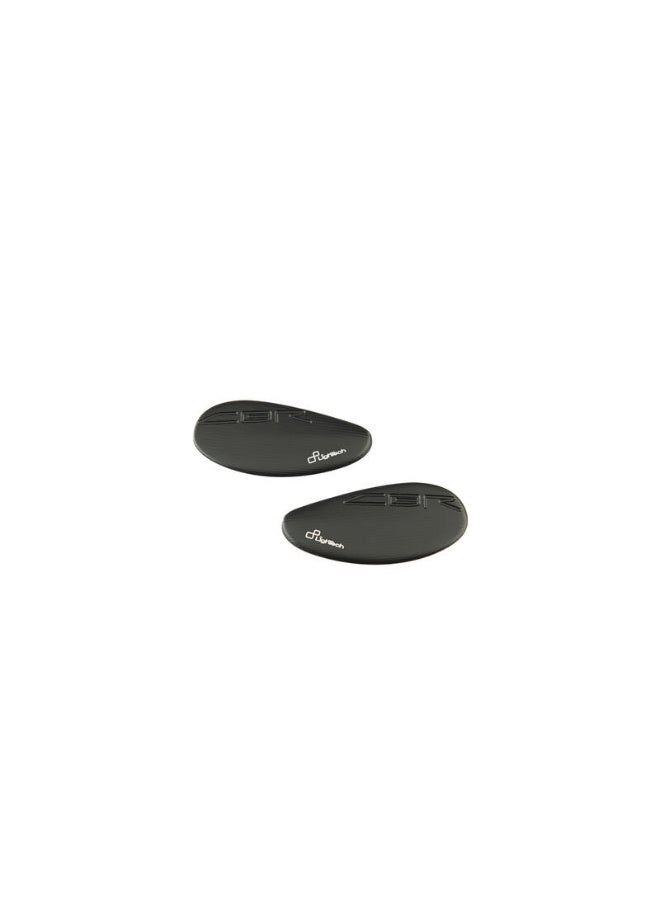 LighTech Mirror Block-Off Plates, for Honda CBR1000RR-R / SP (2020–2024), CBR1000RR (2008–2019) – Black - Image 1