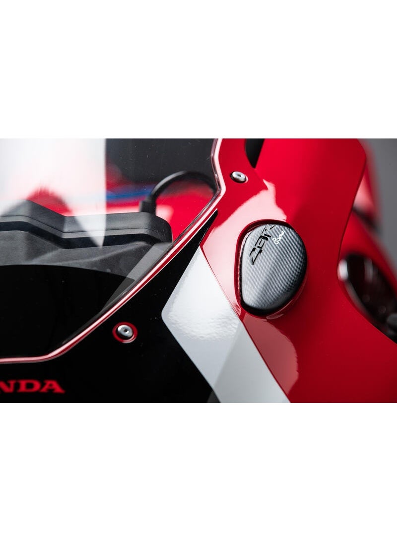 LighTech Mirror Block-Off Plates, for Honda CBR1000RR-R / SP (2020–2024), CBR1000RR (2008–2019) – Black - Image 2