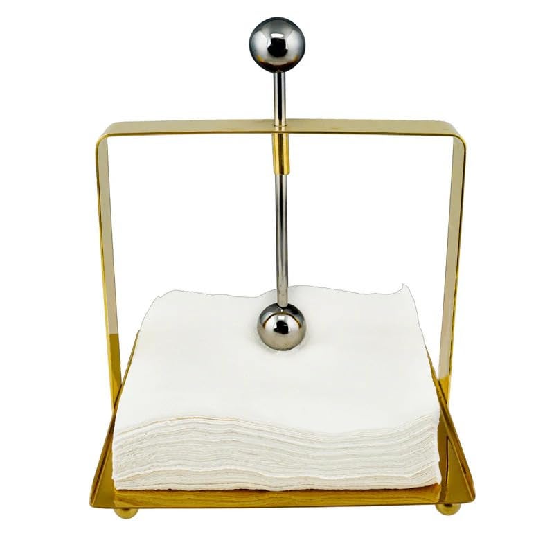 THE HOME CO. Enhance your home style Napkin Holder Gold  - Image 2