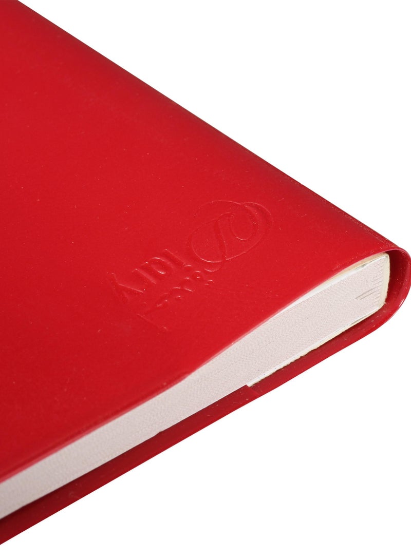 FIS 2025 Pocket Diary Arabic & English with PVC Soft Cover Maroon - FSDI09AE25MR - Image 3