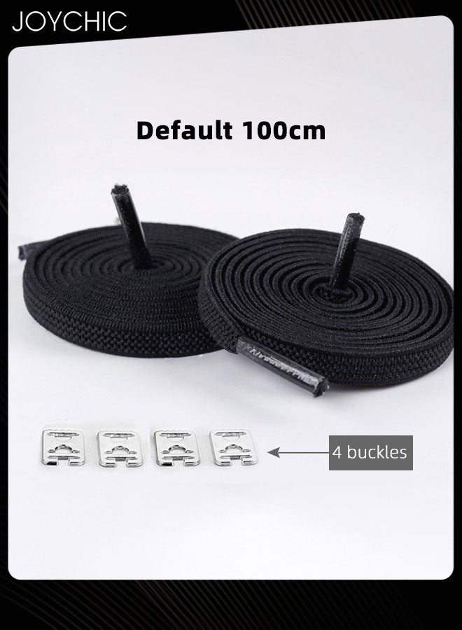 Joychic 3 Pairs No Tie Shoelace with Elastic Laces One Size Fits All Adult and Kids Running Sneakers Shoes Boot Strings Multicolour - Image 3