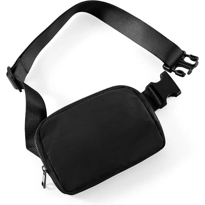 Qi Ta Cross-Border Lulu-Style Waist Bag, Nylon Waterproof Chest Pack, Shoulder Bag for Outdoor Sports and Running - Image 4
