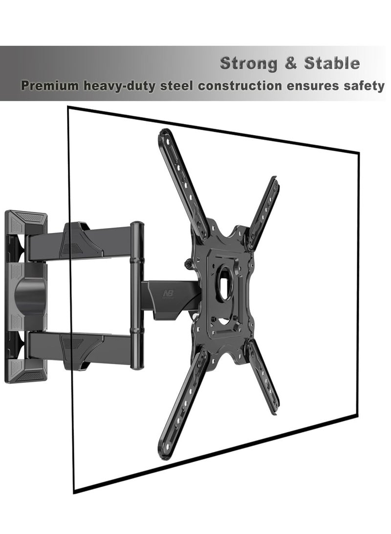 NB ERGONOMIC NB Ergonomic Full Motion TV Wall Mount for Most 32-55 Inch Computer Monitors and TVs，Adjustable Tilting, Rotating.Weight up to 60lbs (32" to 55") - Image 3
