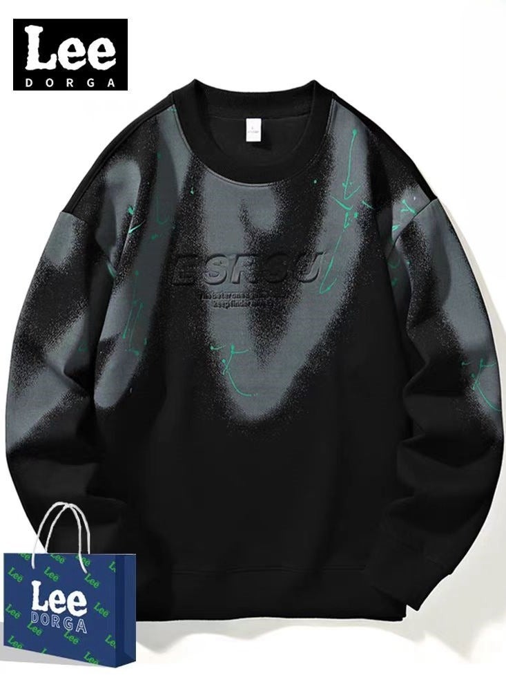 LEE Lee Brand Hoodie Loose Casual Round Neck Long Sleeved Hoodie  - Image 1