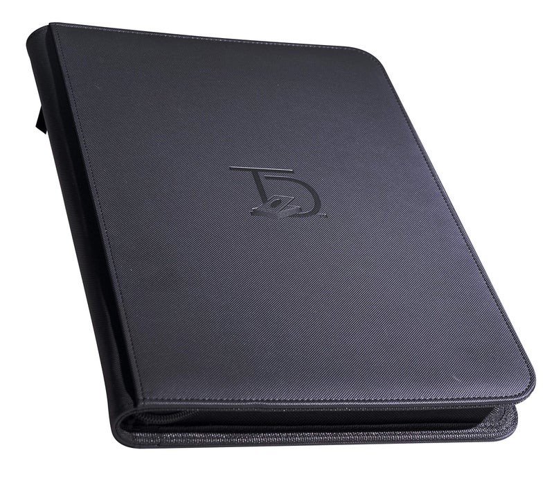 TopDeck 500 Card Ringless Zip Binder Pro - 9-Pocket Pages Side Load Sleeve TCG Storage Portfolio, Compatible with Pokemon, Yu-Gi-Oh, One Piece, MTG, Comic Trading Collectible Cards - Black - Image 2