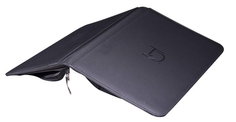 TopDeck 500 Card Ringless Zip Binder Pro - 9-Pocket Pages Side Load Sleeve TCG Storage Portfolio, Compatible with Pokemon, Yu-Gi-Oh, One Piece, MTG, Comic Trading Collectible Cards - Black - Image 4
