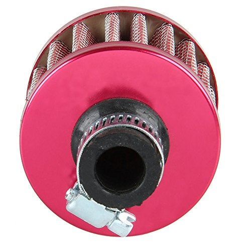 ESUPPORT Universal 12mm Mini Red Cone Cold Air Intake Filter Turbo Vent Breather Car - Image 5