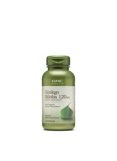 Herbal Plus Ginkgo Biloba 120Mg ; Supports Mental Sharpness Vegetarian ; 100 Capsules