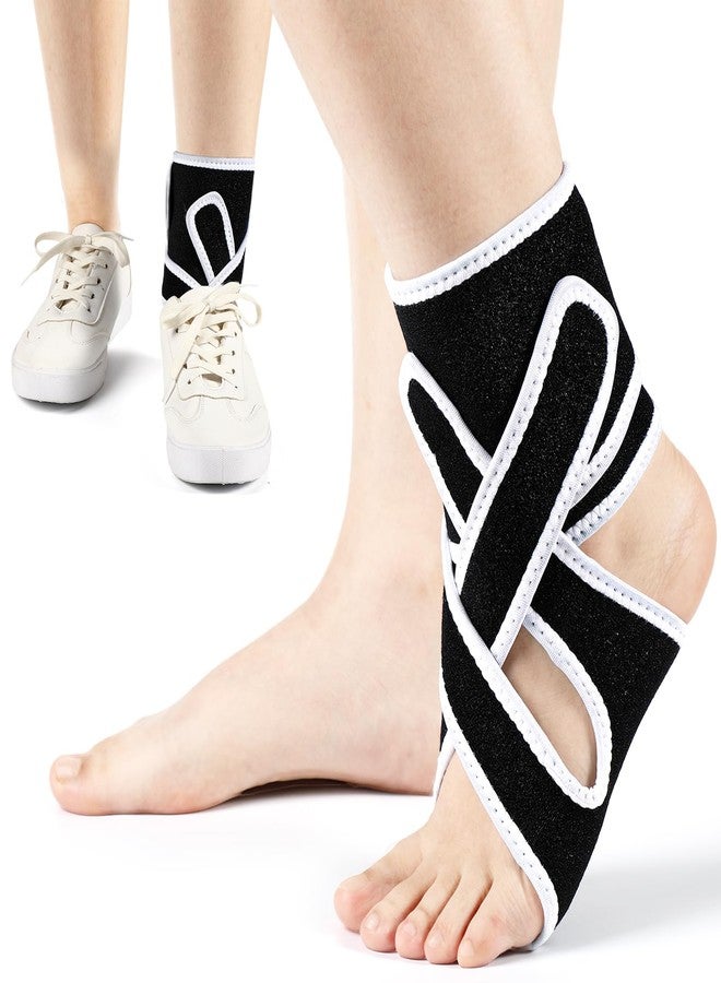 Vertintong Left AFO Foot Drop Brace for Walking with Shoes and Socks Adjustable Ankle Brace Provides Foot Drop Support Walk Arch Supports for Men or Women athletic exercising Sleeping Relief - Image 1