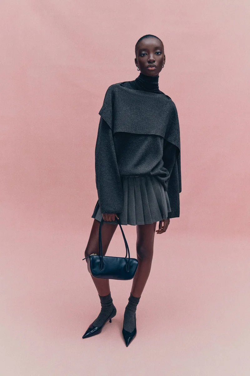 H&M Scarf-detail jumper