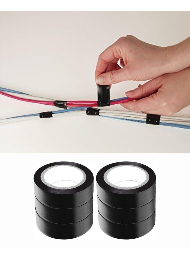 أسباير بوكس Electrical Insulating Tape 18mm x 10yd – DE-EDL5261 (Pack of 6) - Image 3