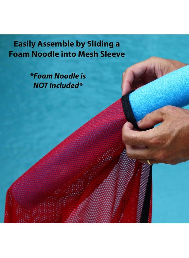 Driveway Games Floating Noodle Chair For Water. Mesh Useat Swimming Pool Float Assorted Colors (N30) - Image 5