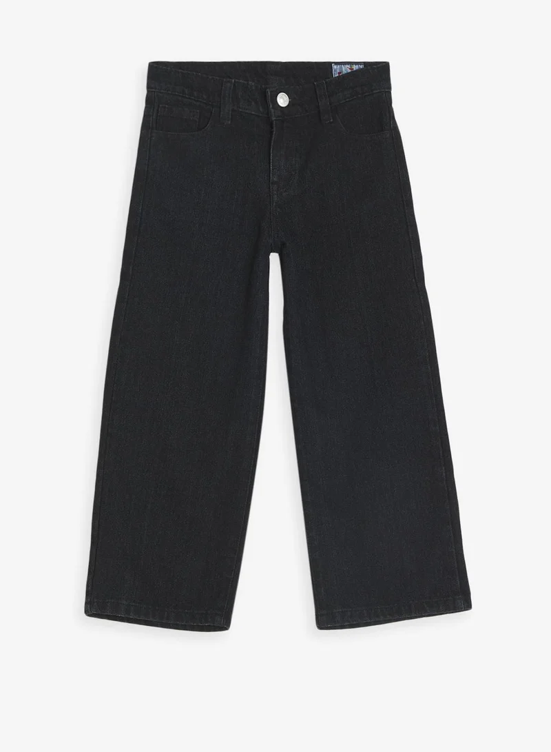 بنياتا جينز واسع الساق