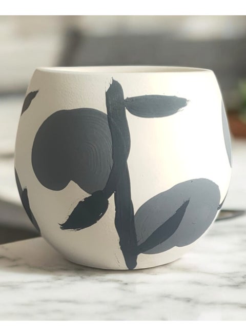 Pottery Planter Pot - 10cm for Office Decor, Kitchen Accessories, Home Decor, Fired Clay