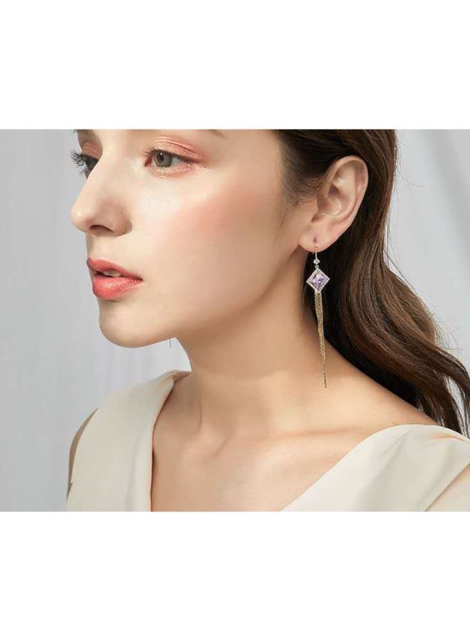 اليشمك أقراط رائعة مُزينة بشرابة مصنوعة من فضة عيار 925 - Image 5