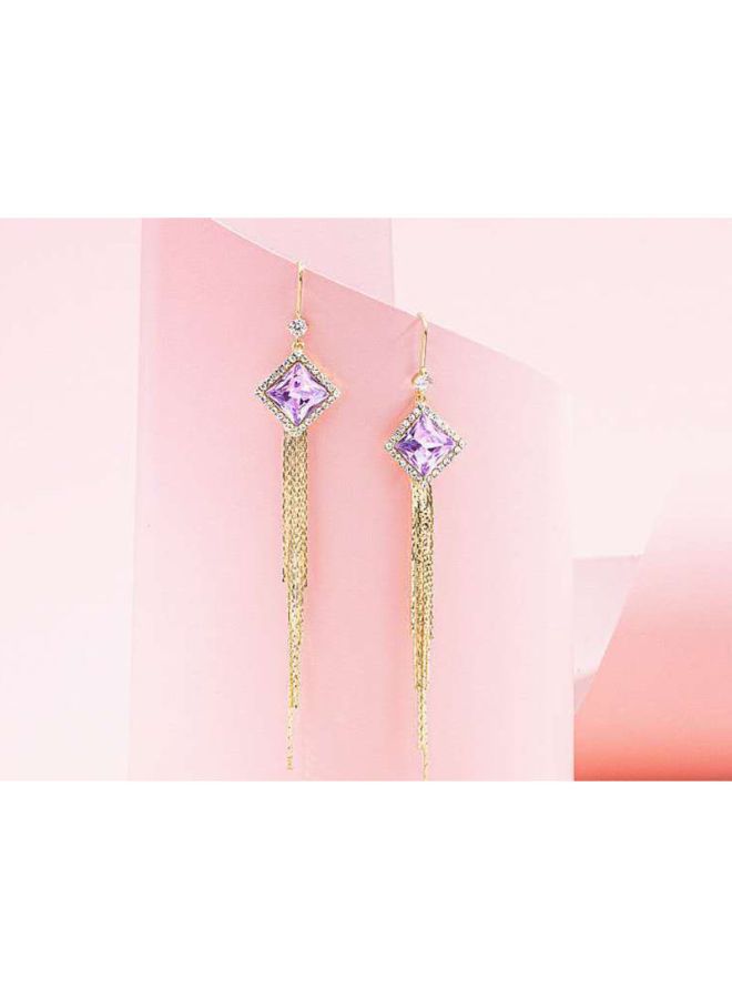 اليشمك أقراط رائعة مُزينة بشرابة مصنوعة من فضة عيار 925 - Image 2