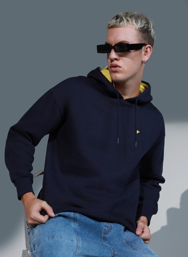 Hubberholme Navy Sweatshirt For Men  - Image 4
