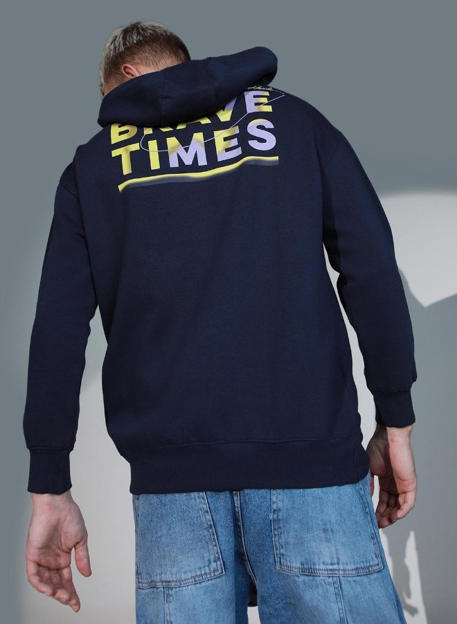 Hubberholme Navy Sweatshirt For Men  - Image 2