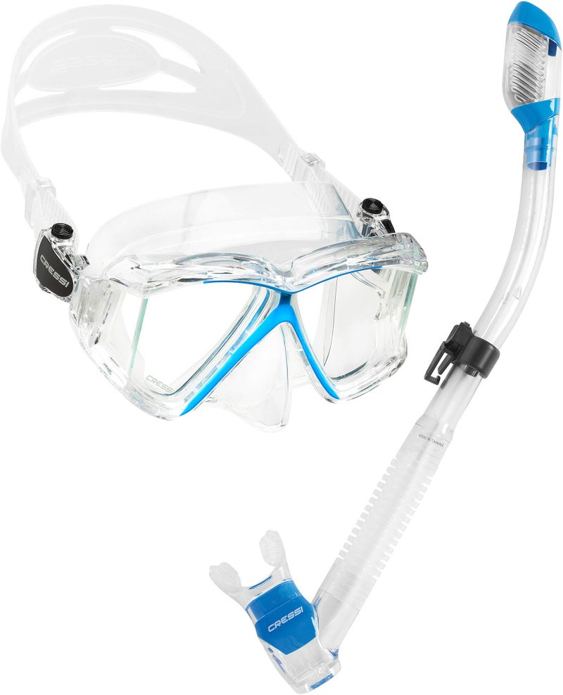 Cressi Pano 4 & Supernova Dry (Clear/Azure) - Image 1