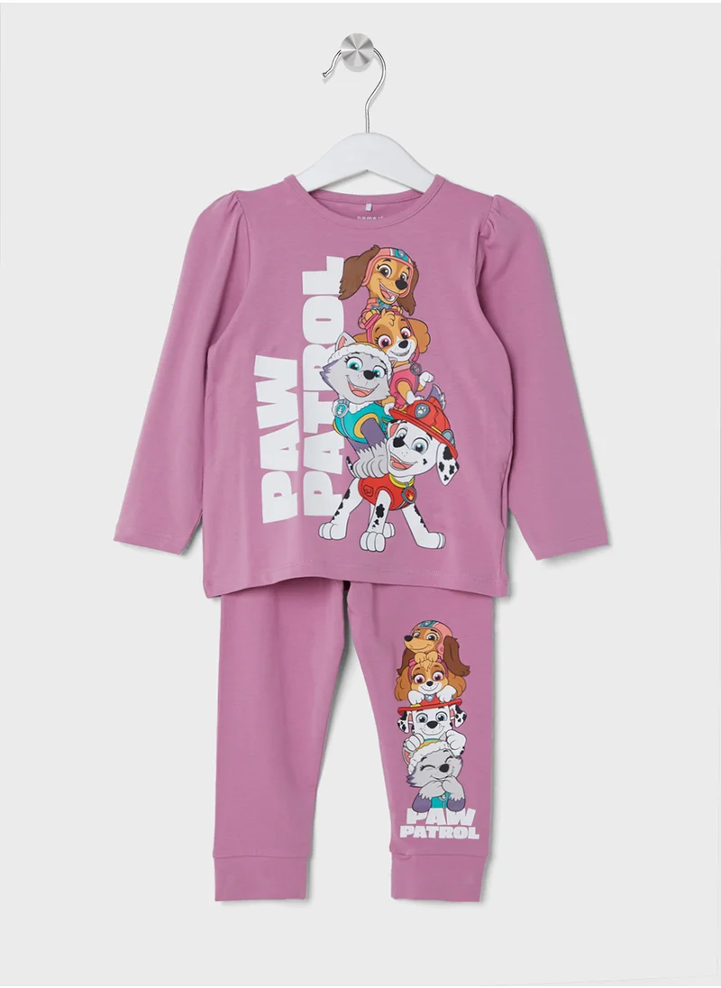 NAME IT Kids Graphic Pawpatrol T-Shirt & Pants Sets