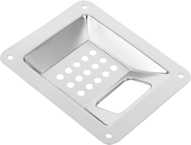 Stainless Steel Windproof Ashtray cover 12.50x10.50x1.60cm for Trash Can - Image 1