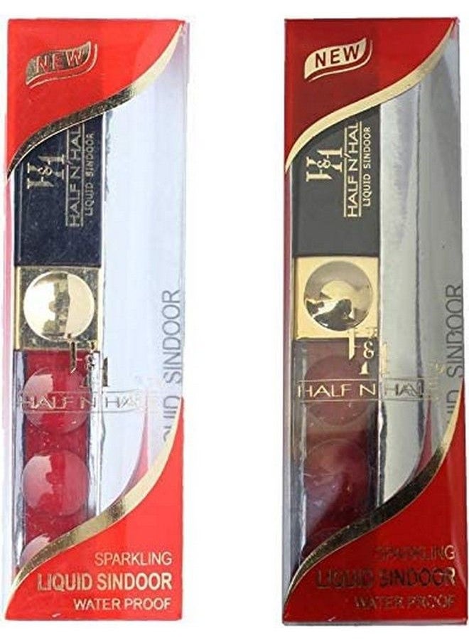 Half N half - Sparkling Liquid Sindoor Mr Combo 3 Sindoor (Maroon Red) - Image 1