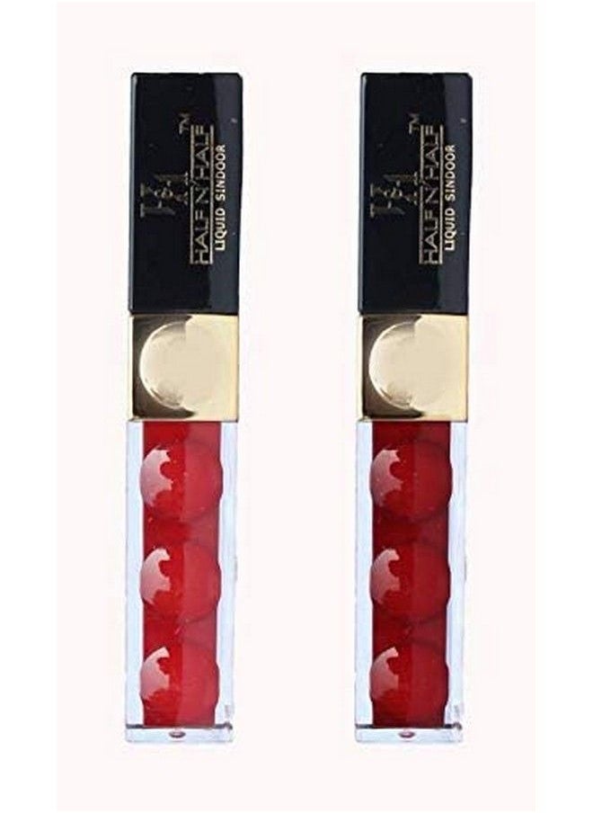 Half N half - Sparkling Liquid Sindoor Mr Combo 3 Sindoor (Maroon Red) - Image 1