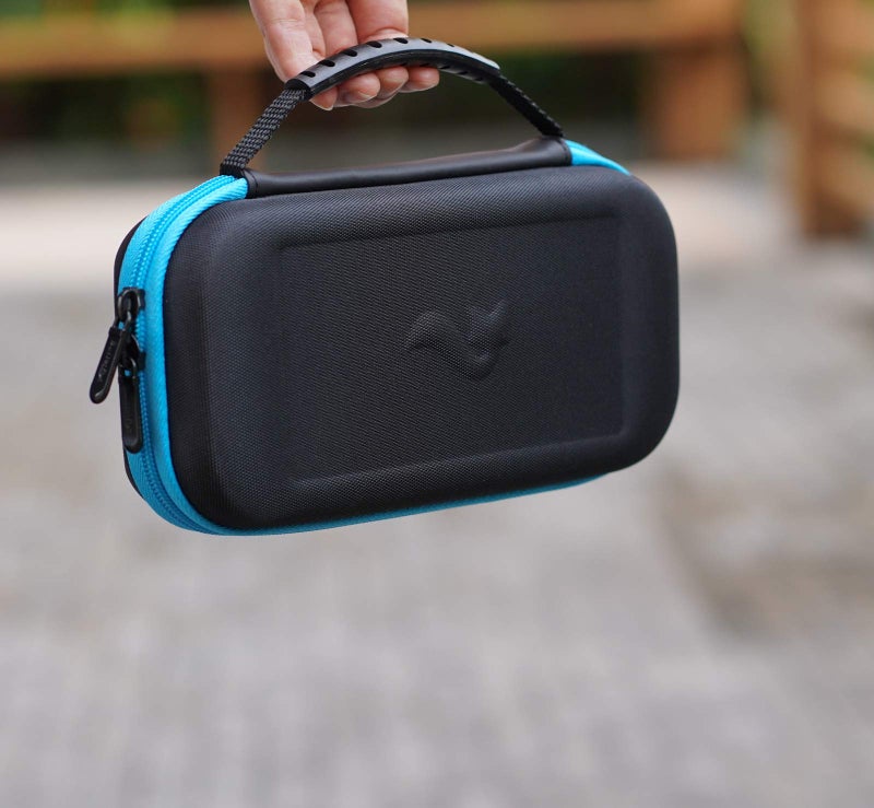 ButterFox Slim Carrying Case for Nintendo Switch Lite with 19 Game and 2 Micro SD Card Holders, Storage for Switch Lite Accessories (Blue Turquoise/Black) - Image 3