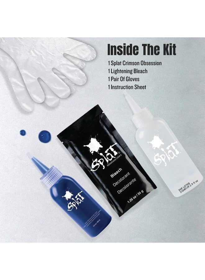 SPLAT صبغة شعر شبه دائمة نباتية وخالية من القسوة مجموعة كاملة أصلية (7.25 أونصة سائلة لون أزرق غيرة) - Image 3