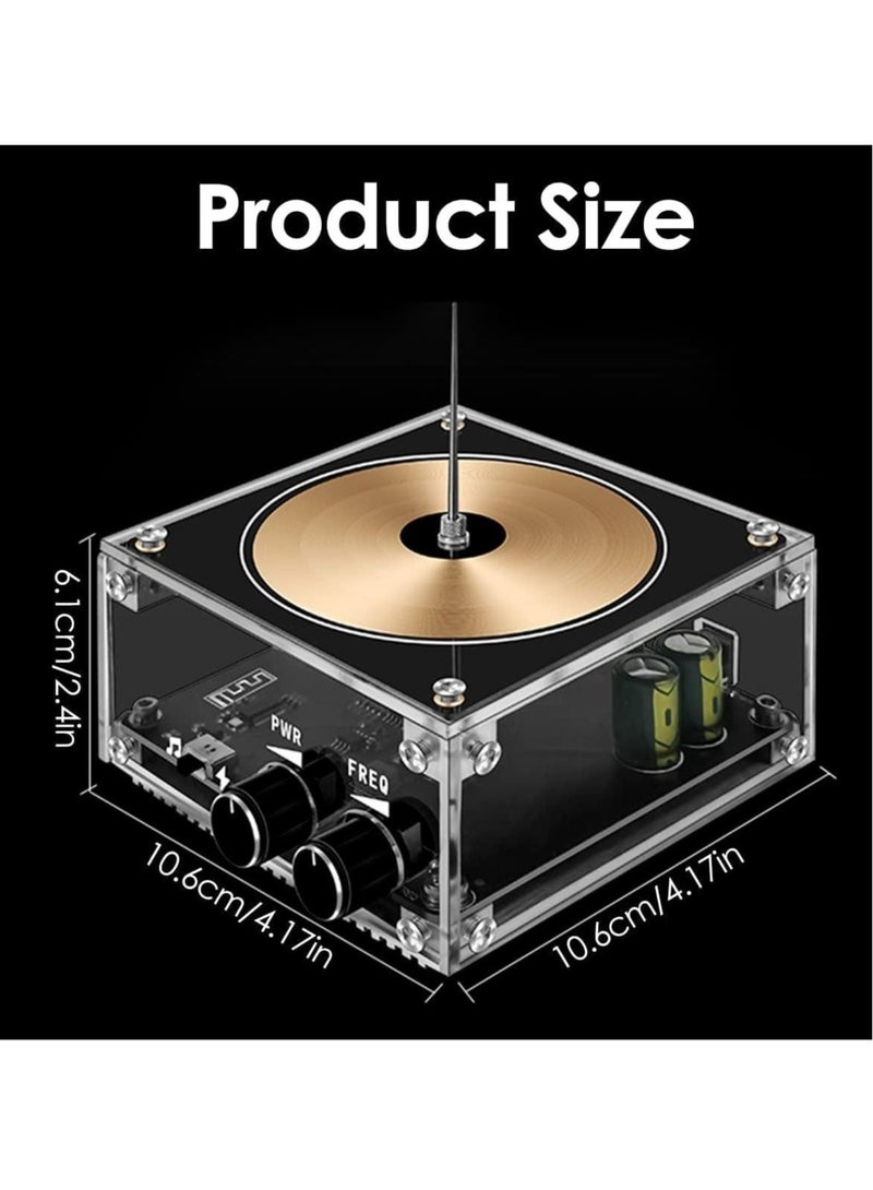 Musical Tesla Coil Kit, Solid State Music Tesla Coil, Touchable Artificial Lightning Spark Gap Arc Generator Multifunctional Desktop Toy Science Teaching Experiment Model for Birthday Gift - Image 3