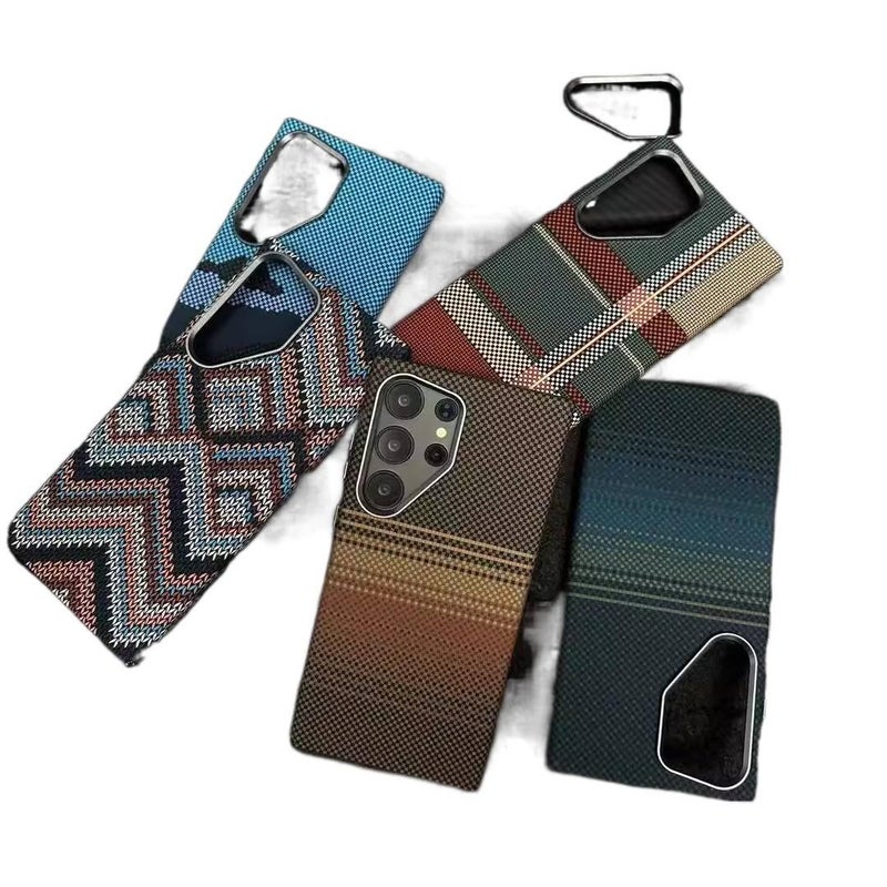 غطاء MagSafe | Plaid PC | لـ Samsung Galaxy S24 Plus | مقاوم لبصمات الأصابع - Image 2