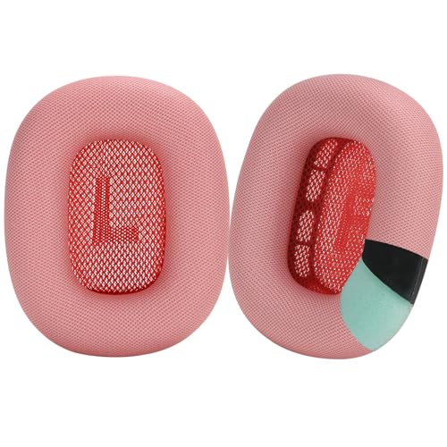 Earrock Upgraded Silicone Ear Cushions for AirPods Max Headphones, Protein Leather Covered Ear Pads with Silicone & Memory Foam and Magnet (Pink) - Image 1