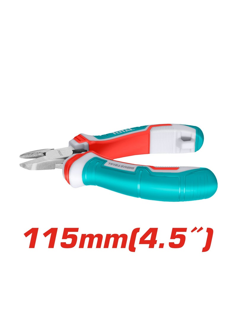 Total Tools - Total Compact 4.5" Mini Diagonal Cutting Pliers - Ergonomic Grip - Image 1