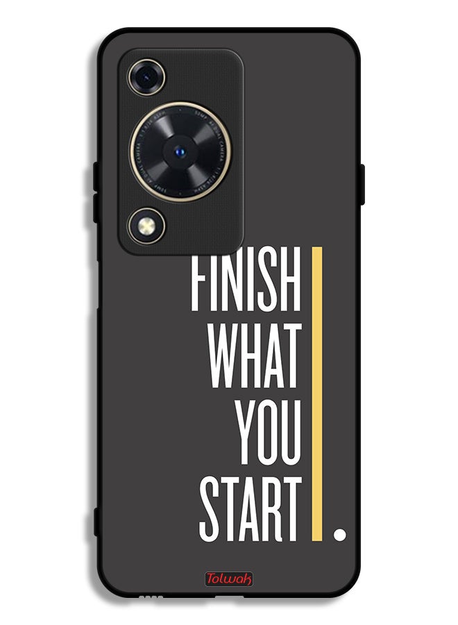 Tolwak Huawei Nova Y72S Protective Case Cover Finish What You Start