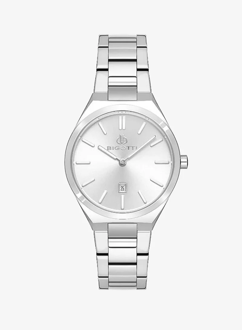 BIGOTTI Bigotti - Quotidiano Women Watch | Stainless SteelBrass Case | Analog | Round Dial | Mineral Glass | Japanese Quartz | Water Resistant 30 Meters
