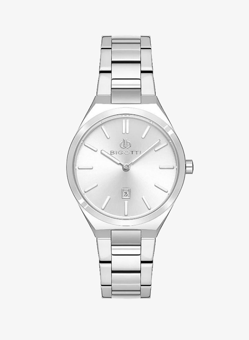 Bigotti - Quotidiano Women Watch | Stainless SteelBrass Case | Analog | Round Dial | Mineral Glass | Japanese Quartz | Water Resistant 30 Meters - Image 1