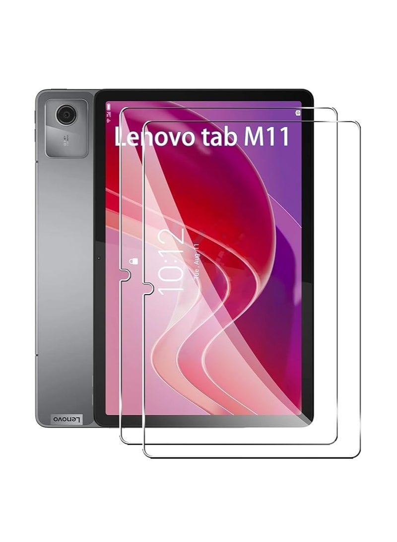 For Lenovo Tab M11 Tempered Glass Screen Protector Screen Protector Tempered [9H Hardness] [Scratch Resistant] Simple Tempered 2-Pack for Lenovo Tab M11 - Image 1