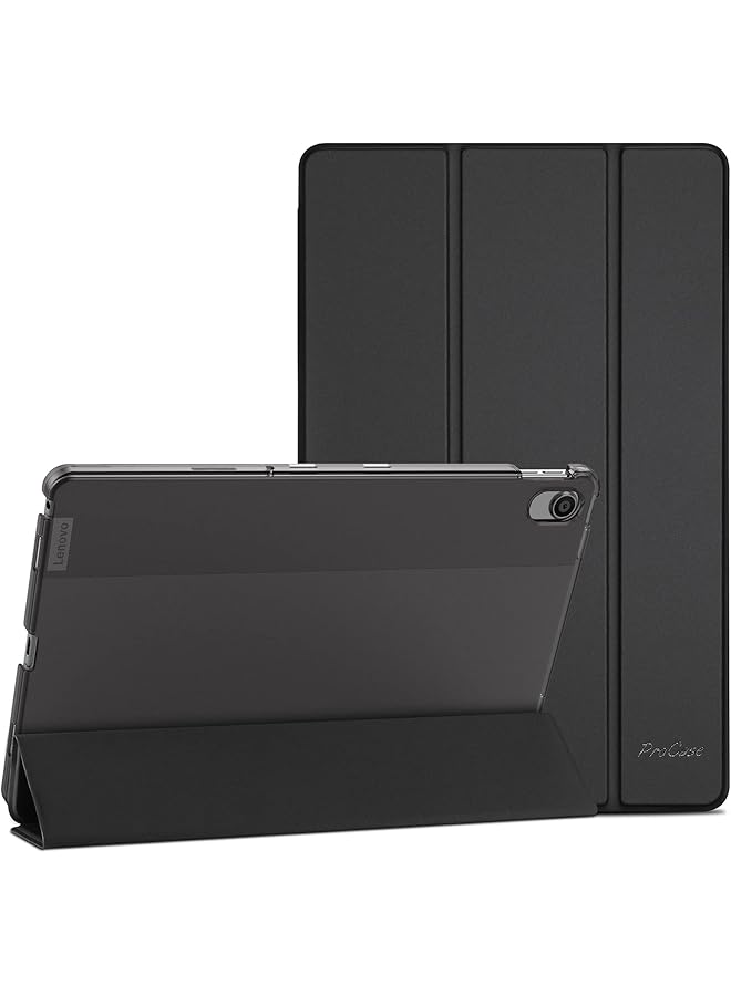 Procases For Lenovo Tab M10 Plus Case 10.6 Inch 2022 3Rd Gen Slim Stand Hard Back Shell Protective Smart Cover Case For Lenovo Tab M10 Plus 10.6 Inch 2022 Release -Black - Image 1