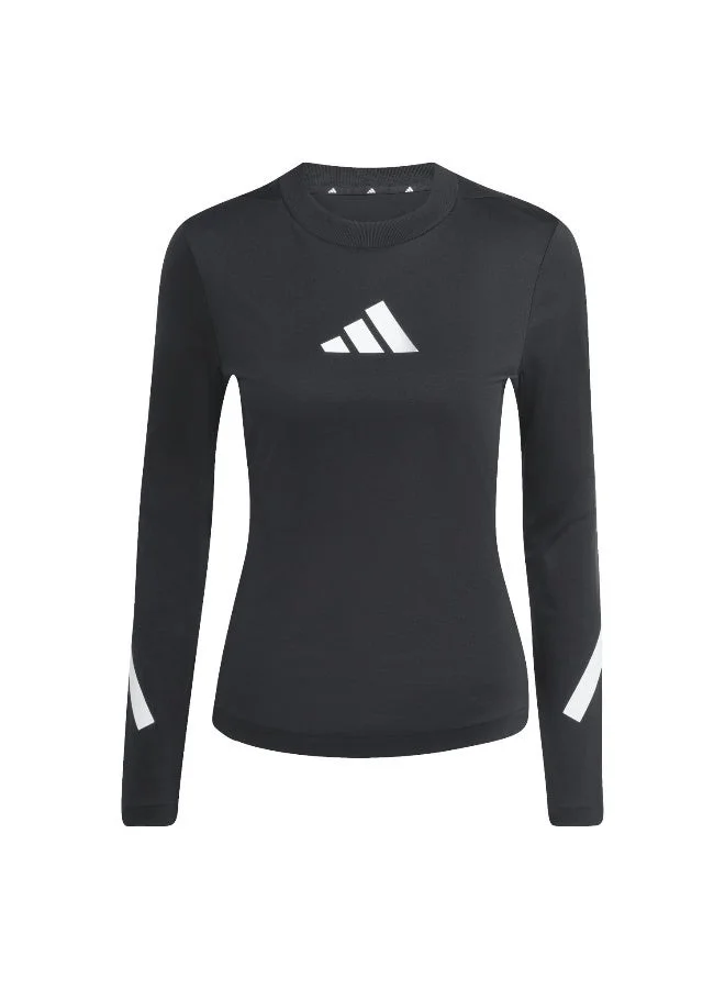 اديداس تيشيرت نسائي طويل الأكمام أديداس  ...  أسود