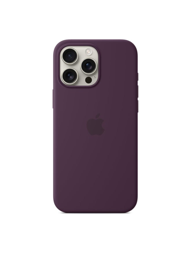 Apple Certified Pre Owned - iPhone 16 Pro Max Silicone Case with MagSafe - Plum - Image 2