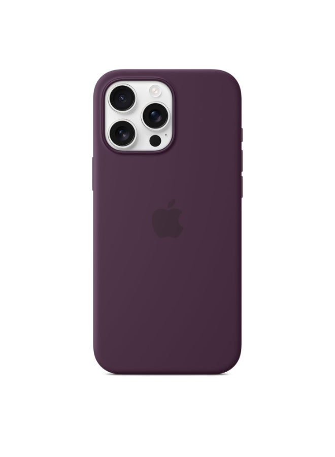 Apple Certified Pre Owned - iPhone 16 Pro Max Silicone Case with MagSafe - Plum - Image 3