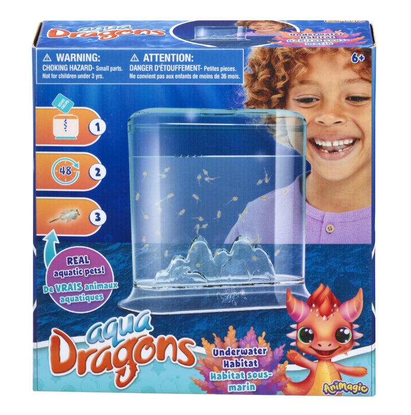 Animagic Aqua Dragons Hatch 'n' Grow Basic Tank | Build an Aquatic Ecosystem, Watch Prehistoric Pets Hatch & Grow Science Kit | Ages 6+ - Image 1