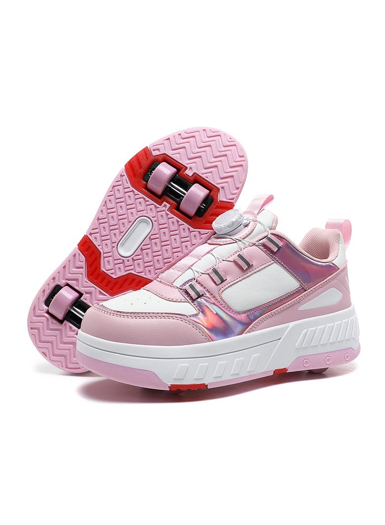 إسكدنيا Sneaker Skate Shoes with Wheels Roller Skates Shoes - Image 1