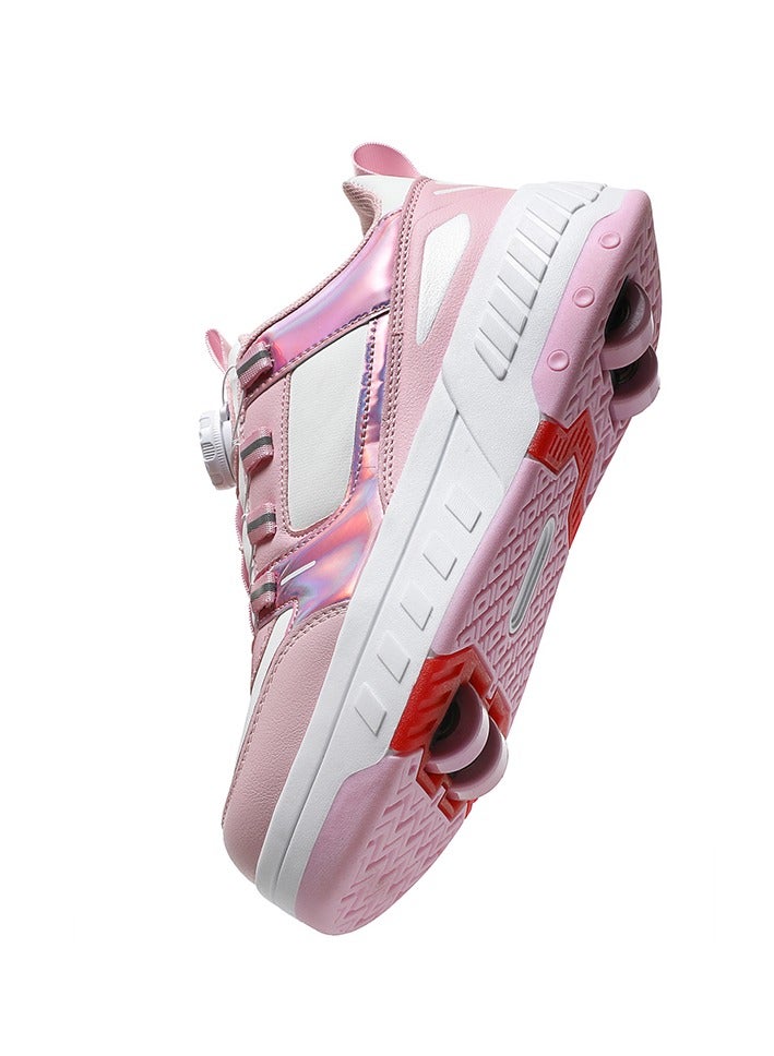 إسكدنيا Sneaker Skate Shoes with Wheels Roller Skates Shoes - Image 2