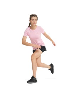 Athlex Women's Running T-shirt Peony, Demix, MOVI Cool+ Moisture-Wicking, Mesh Insert for Ventilation, Reflective Details, Comfortable and Stylish for Daily Runs  - Image 4