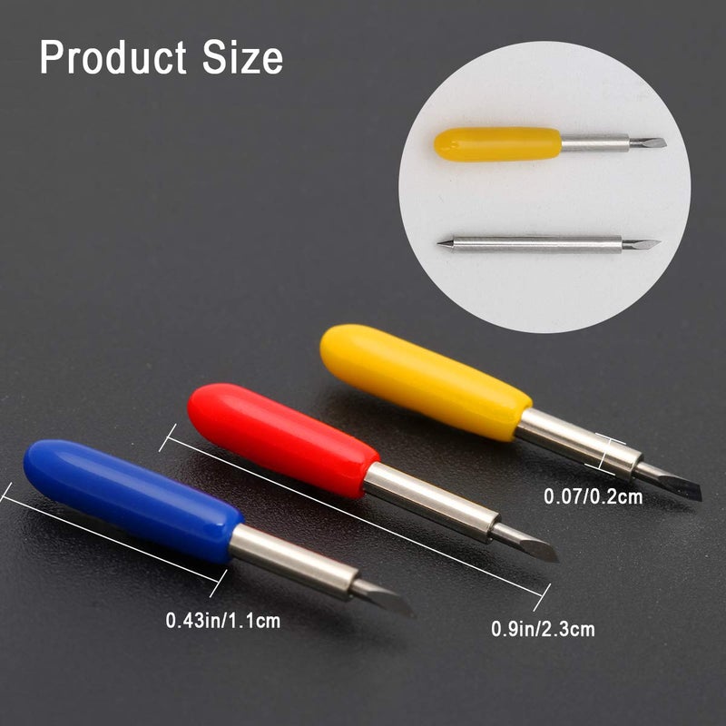 Luxiv شفرات بديلة من لوكسيف 60 قطعة لطرف ثالث لآلة كريكوت، شفرات بديلة لآلة كريكوت إكسبلور إير 2، شفرات 45° لآلة كريكوت 30°، شفرات بديلة لآلة كريكوت إكسبريشن 60° (60) - Image 4