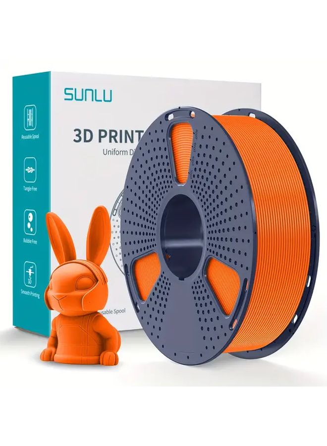 Sunlu PLA Meta Filament 1kg 1.75mm خيوط الطابعة ثلاثية الأبعاد برتقالي مشمس تحكم دقيق - Image 1