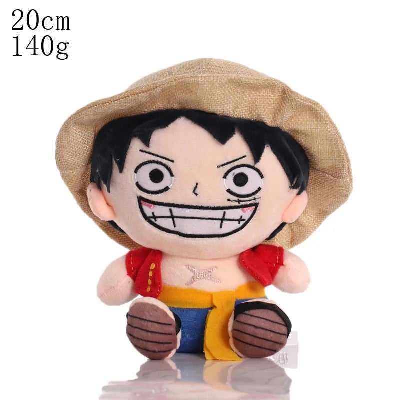 Bluejw In Stock 20cm One Piece Luffy and Zoro Plush Toys – Super Soft PP Cotton Filled Stuffed Animals, 3 Designs - Image 4
