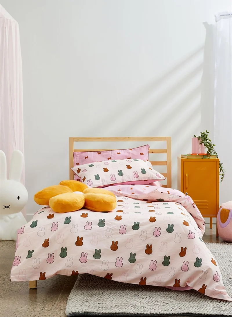 Cotton On Kids Licensed Miffy Quilt Cover Set - Single