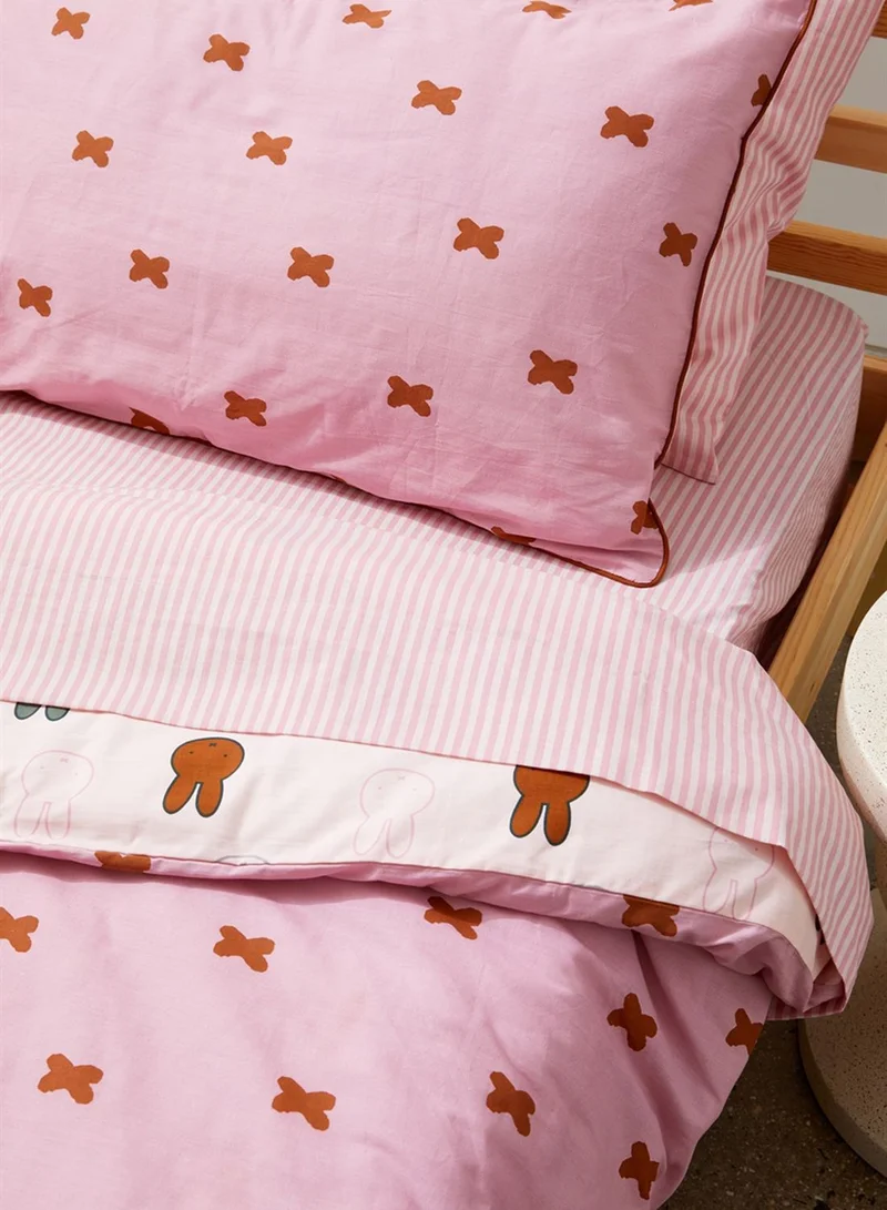 Cotton On Kids Licensed Miffy Quilt Cover Set - Single